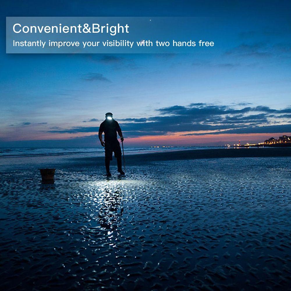 GOGOUP Đèn Pha LED Cảm Biến Siêu Sáng Có Thể Sạc Lại Dùng Đi Săn