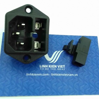 JACK NGUỒN 3 CHÂN CÓ CHỖ LẮP CẦU CHÌ AC-03 250V 10A - i5h5