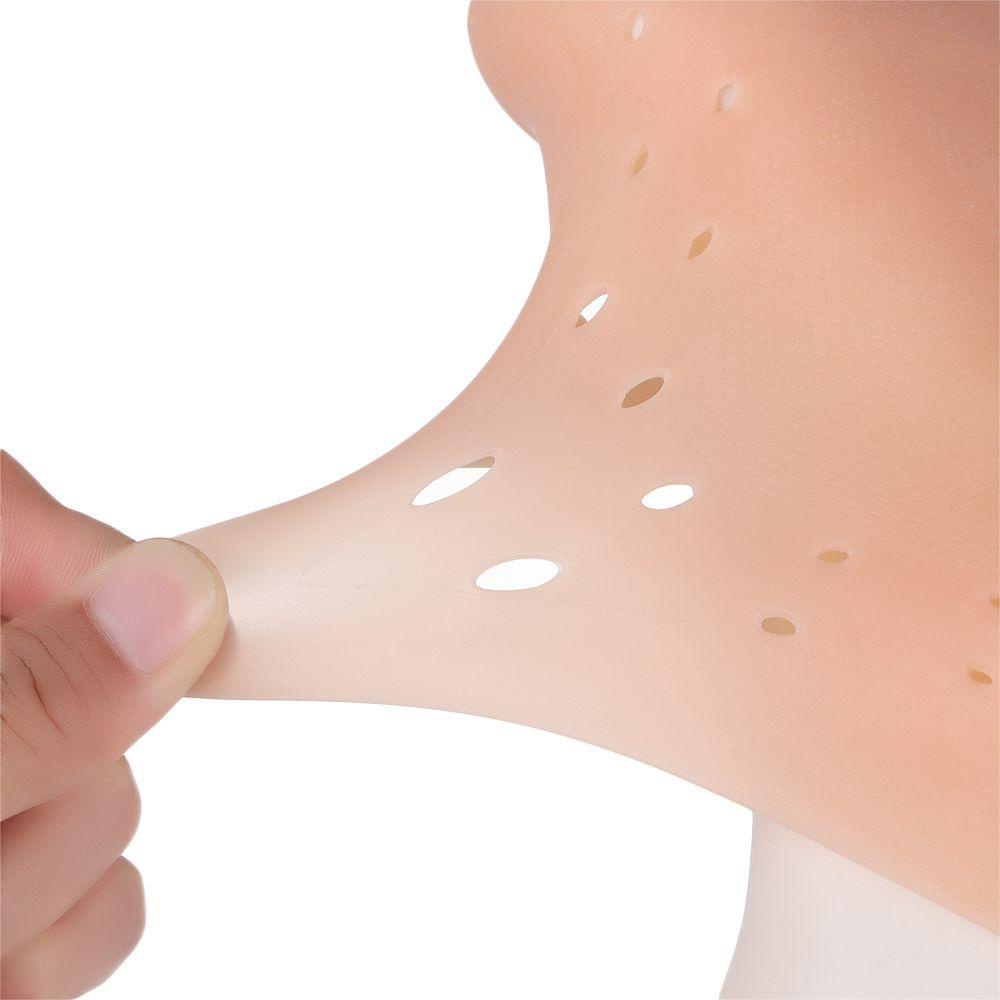 NIUYOU Vớ Gel Lót Giày Mềm Mại Chăm Sóc Da Chống Nứt Nẻ Có Lỗ Xỏ Ngón Tiện Dụng
