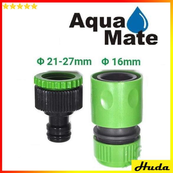 Bộ 2 Khớp Nối ống nước máy xịt rửa Aqua Mate Taiwan