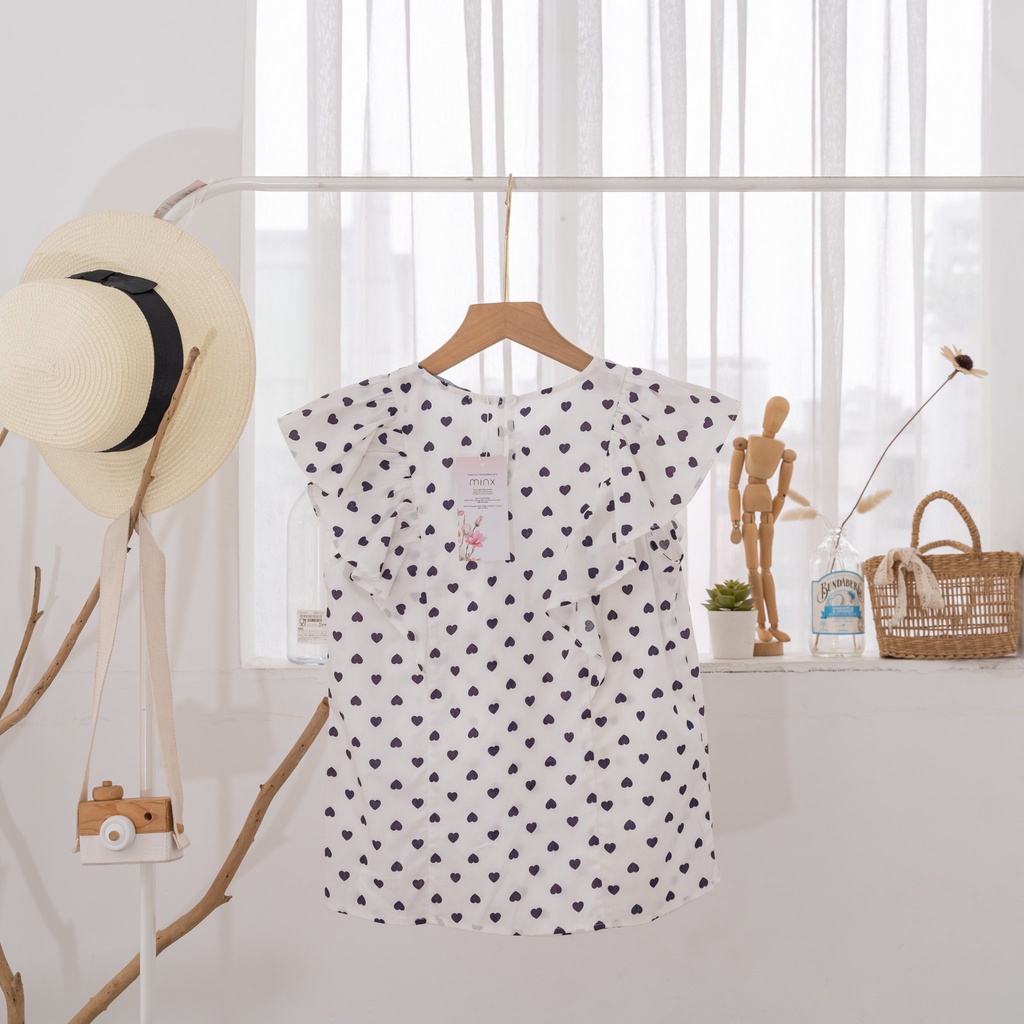 MINX - Áo Shoulder Ruffle Blouse