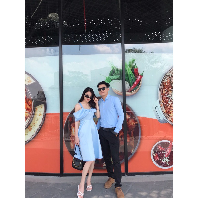 Đồ gia đình đi tiệc - váy áo gia đình - váy mẹ và bé gái - váy đôi gia đình - áo đôi gia đình đi tiệc đẹp