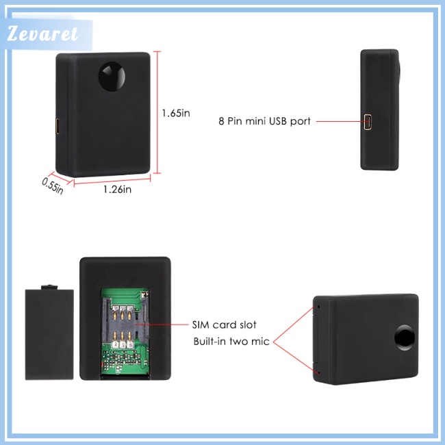 Thiết Bị Báo Động Bằng Giọng Nói 2 Mic 12-15 Ngày Zevaret N9 GSM