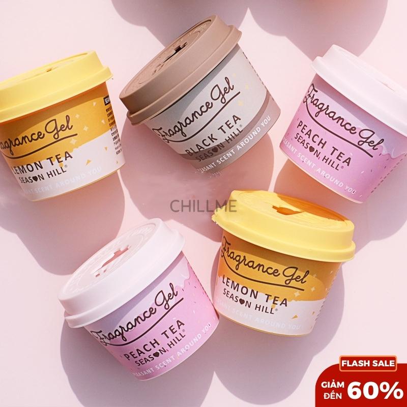 Sáp thơm phòng khử mùi Season Hill cao cấp hương trà giúp thơm nhà vệ sinh ô tô - chillme