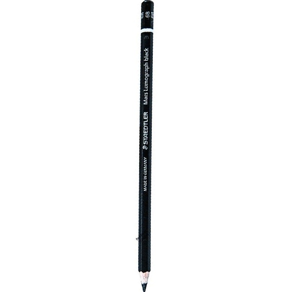 Bút Chì Gỗ 6B Staedtler Mars Lumograph 100B-6B - Thân Đen