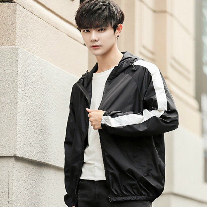 ÁO KHOÁC DÙ NAM CÓ MŨ CỰC CHẤT NGẦU , PHONG CÁCH HÀN QUỐC 2021