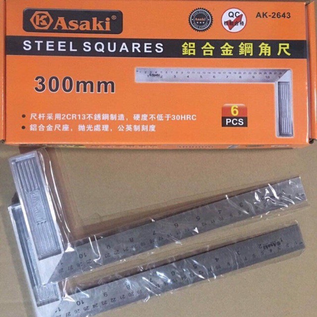 Thước vuông Asaki 300mm