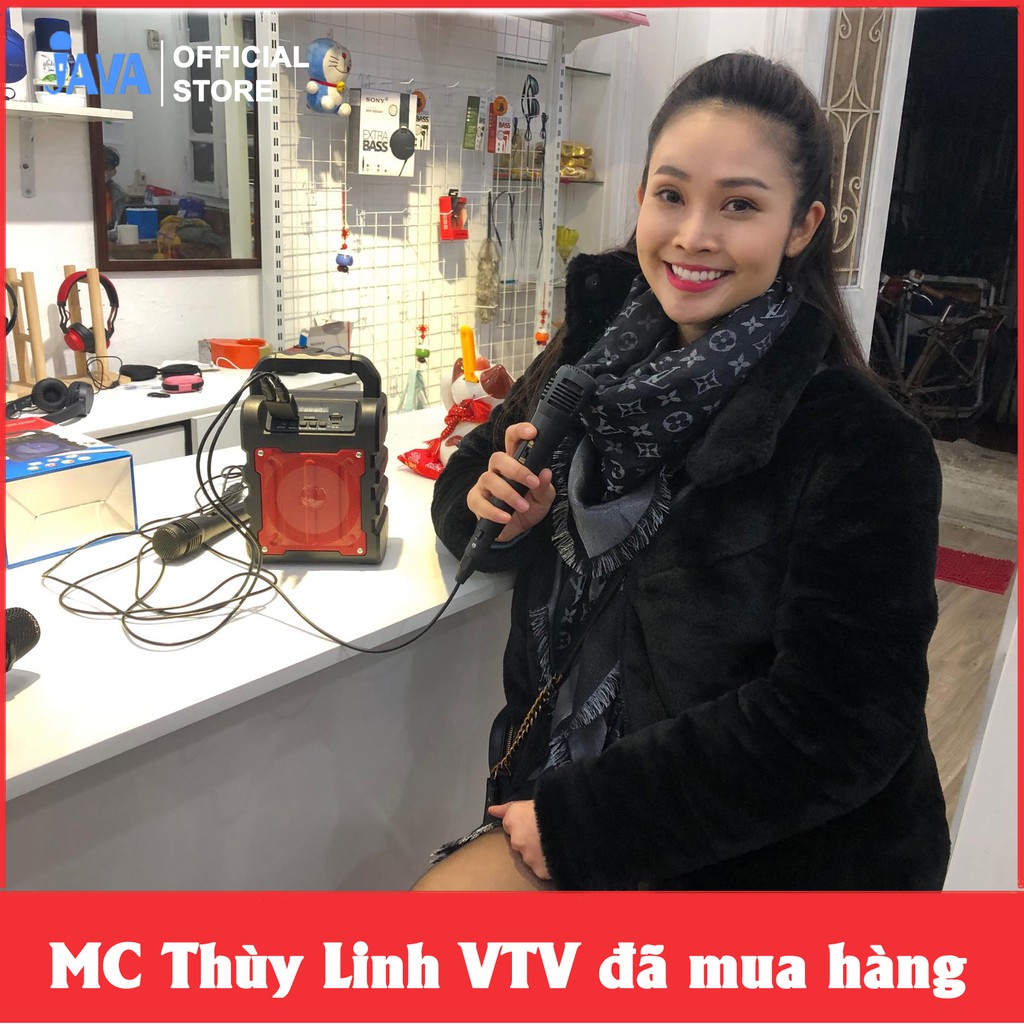 [Mã ELFLASH3 hoàn 10K xu đơn 20K] [TẶNG 1 HOẶC 2 MIC KARAOKE CÓ VANG 100K] Loa Kẹo Kéo Karaoke Bluetooth Mini - vi tính | BigBuy360 - bigbuy360.vn