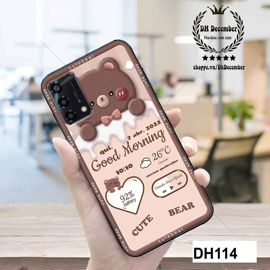 Ốp lưng Oppo A36/A76/A53/A54 / A55/A74/A95 /A94 F5/F7/F11/F11 PRO in hình GẤU HỒNG-GẤU BE3R -XINH XẺO CỰC ĐẸP
