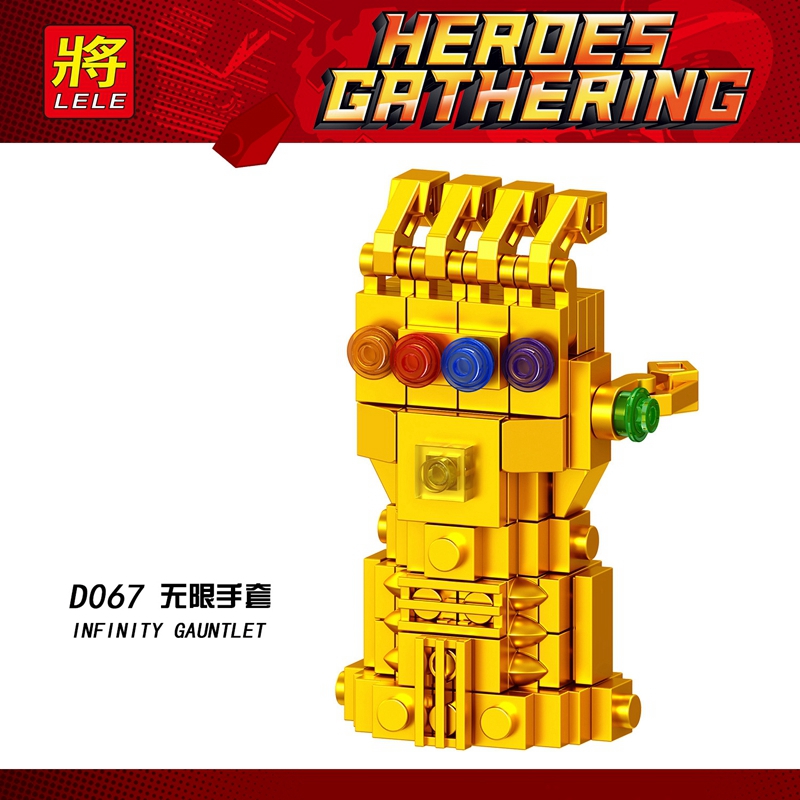 LEGO MARVEL Mô Hình Găng Tay Thanos Đồ Chơi Cho Bé