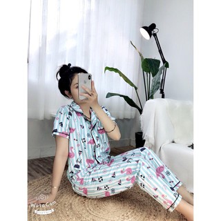 ✪ bộ ngủ pijama kate thái tay ngắn quần dài ✪