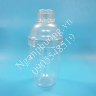 Bộ 6 dụng cụ quầy pha chế (shaker mờ)