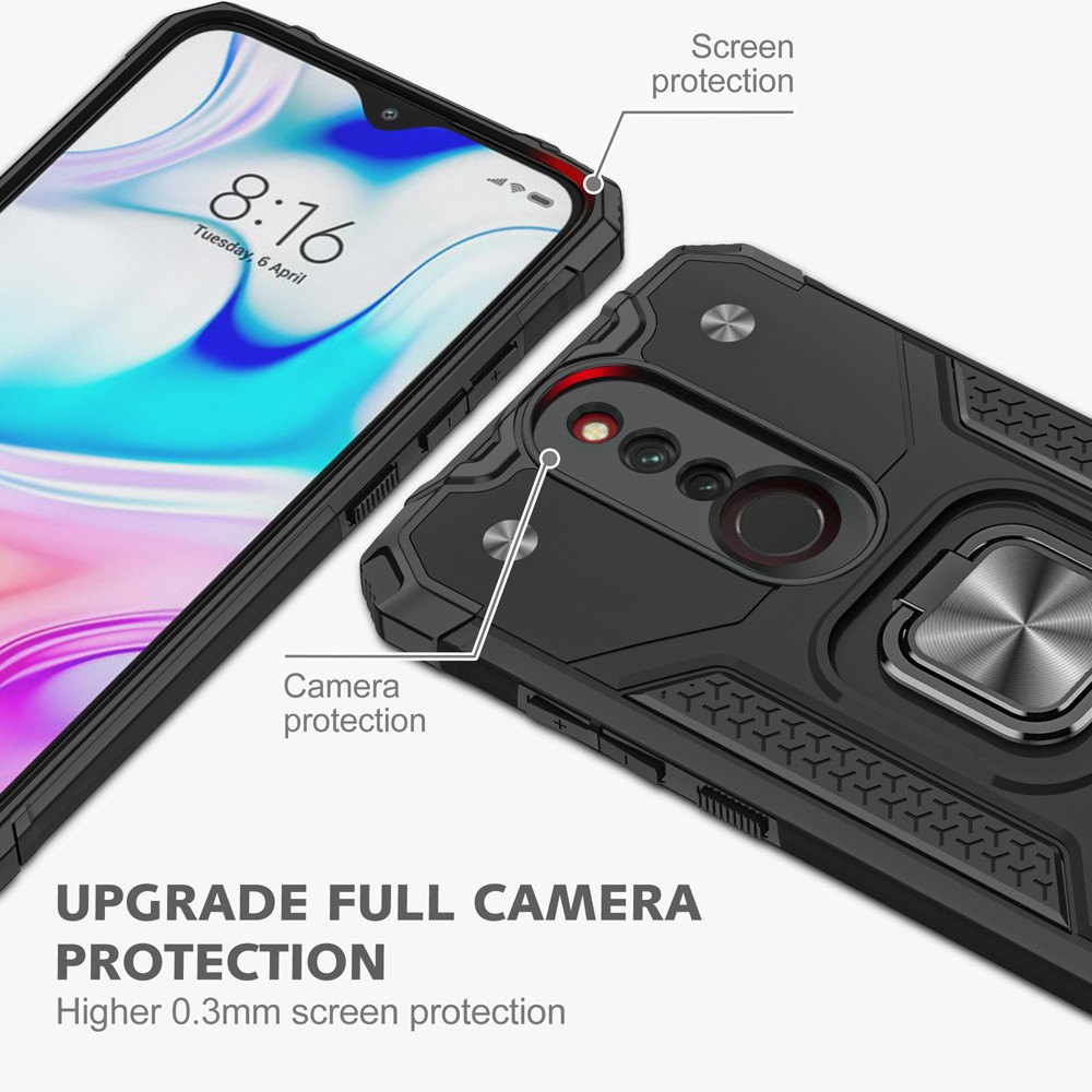 Ốp lưng Xiaomi Redmi 10C 10A 8 8A 9 9A 9C 9T Chống sốc Kemeng kèm nhẫn iring