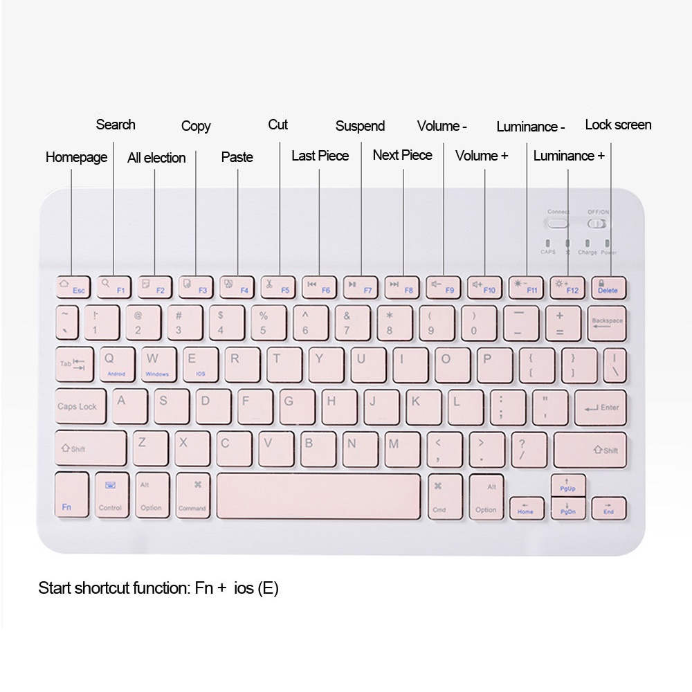 Bao Da PU Kèm Bàn Phím Bluetooth Cho IPad 7 / 8 / 9th 10.2 Mini 6 8.3 &quot;Pro 11 2018 2020 Air 4 10.9 Air 3 10.5 Pro 9.7 5 6th