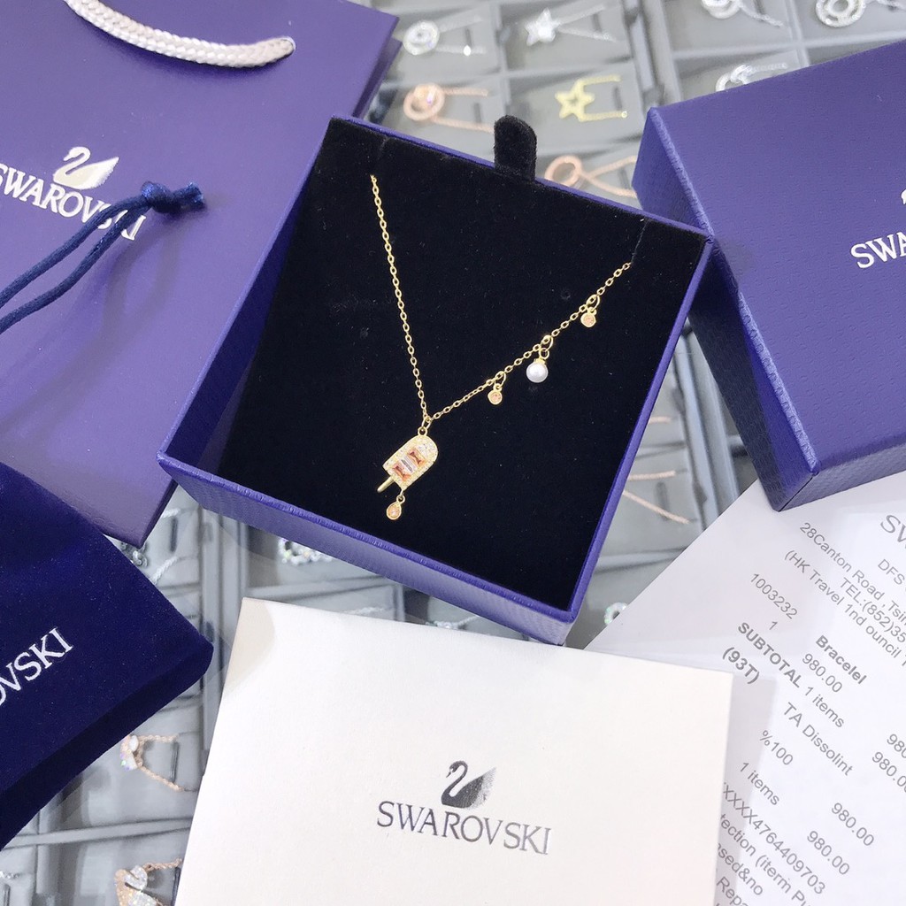 SWAROVSKI Vòng cổ Vòng Tay Mặt Que Kem Đáng Yêu 5465294