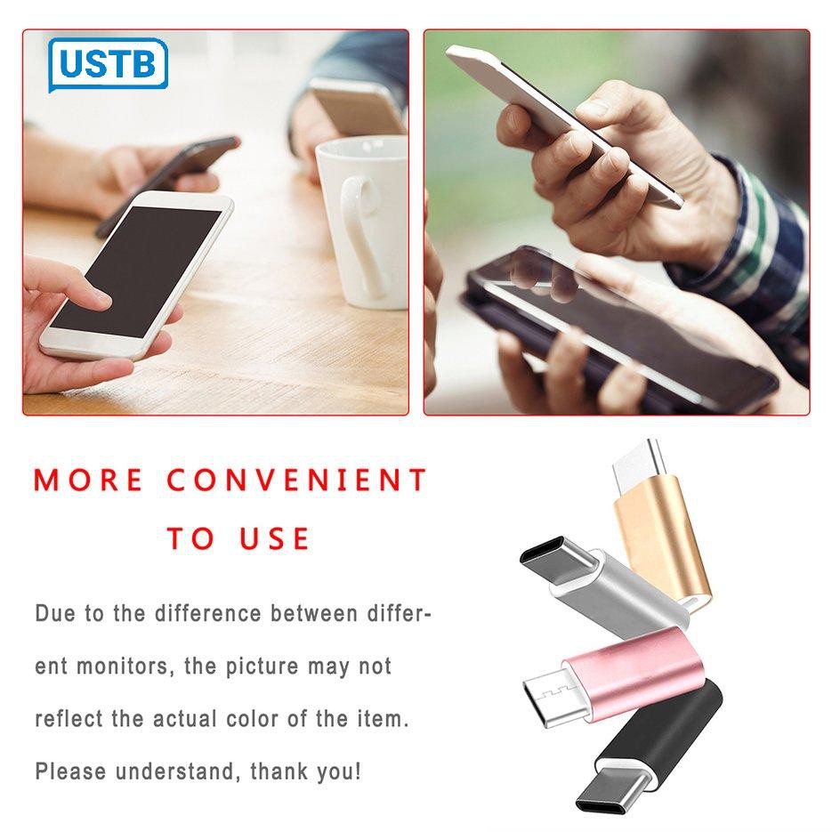 Đầu chuyển đổi cổng Micro USB sang Type-C tiện ích cho điện thoại Android Huawei Xiaomi Samsung OPPO