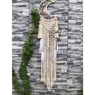 Dreamcatcher macrame tròn, trăng khuyết ( nhiều mẫu)