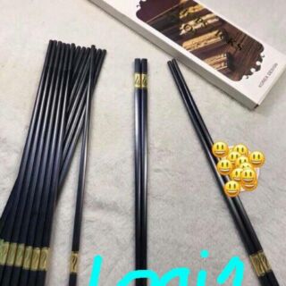 hộp 10 đôi đũa hợp kim cao cấp