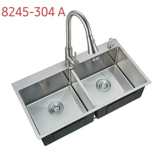 ✅GIÁ SỐC✅(HCM)Combo chậu đúc rửa chén 304(tặng khay để đồ)