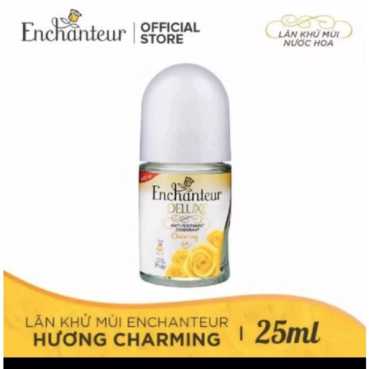 Lăn Khử Mùi Enchanteur Dạng sữa Hương Nước Hoa 25ml (đủ mùi )khử mùi nách  dành cho nữ gips bạn tự tin năng động cả nga