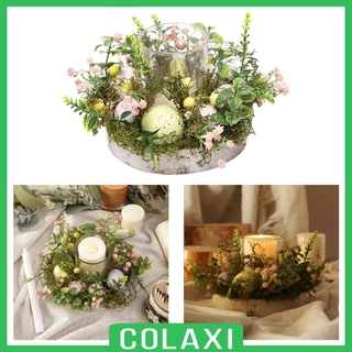 Chân đỡ đèn cầy bằng thủy tinh trang trí bàn xinh xắn