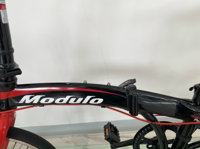 Xe đạp gấp honda modulo 2021 màu đen viền đỏ