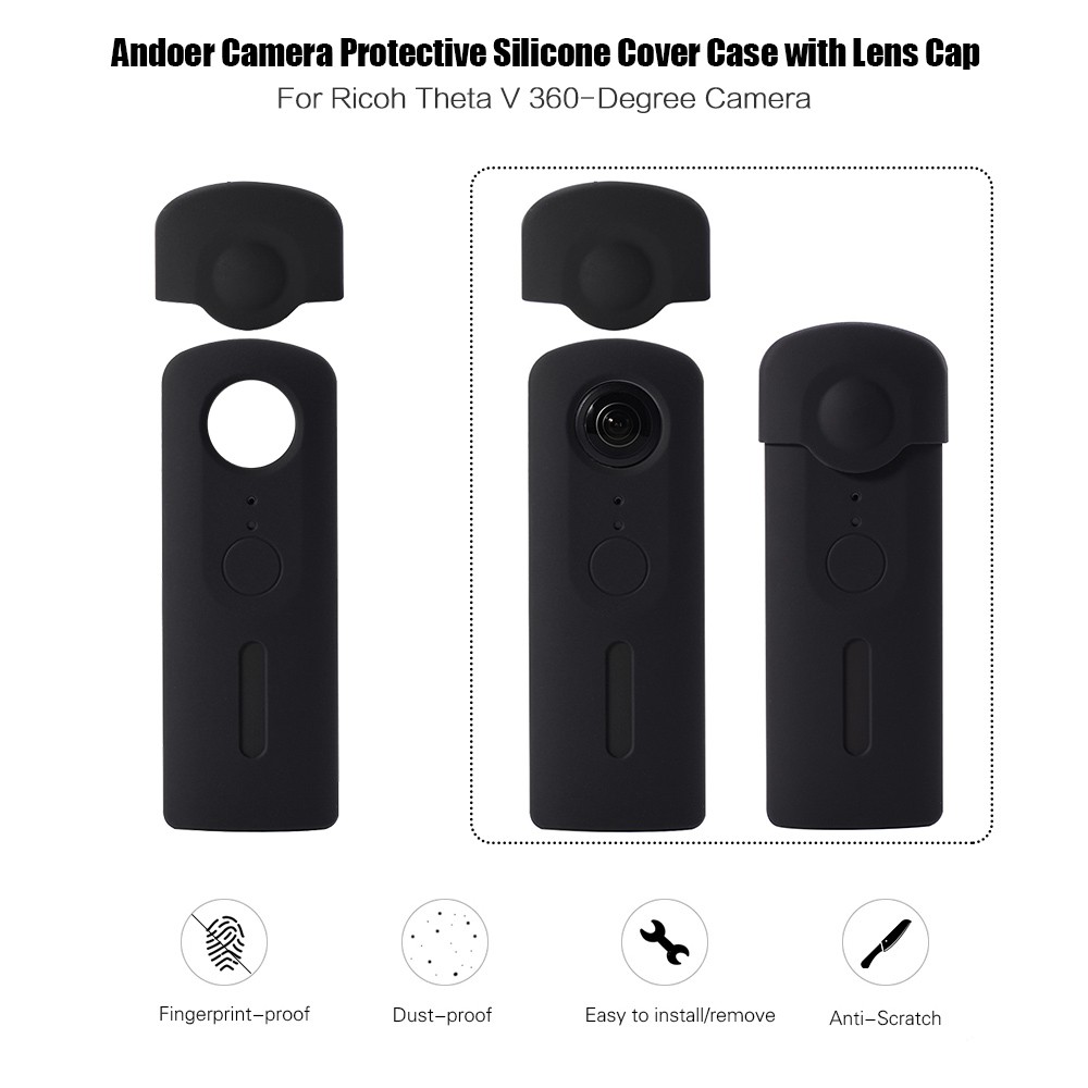 Ốp Silicon Bảo Vệ Máy Ảnh Ricoh Theta V 360