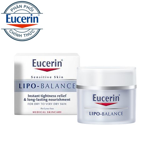 Kem Dưỡng Ẩm Cho Da Khô Và Nhạy Cảm Eucerin Lipo Balance (50ml)