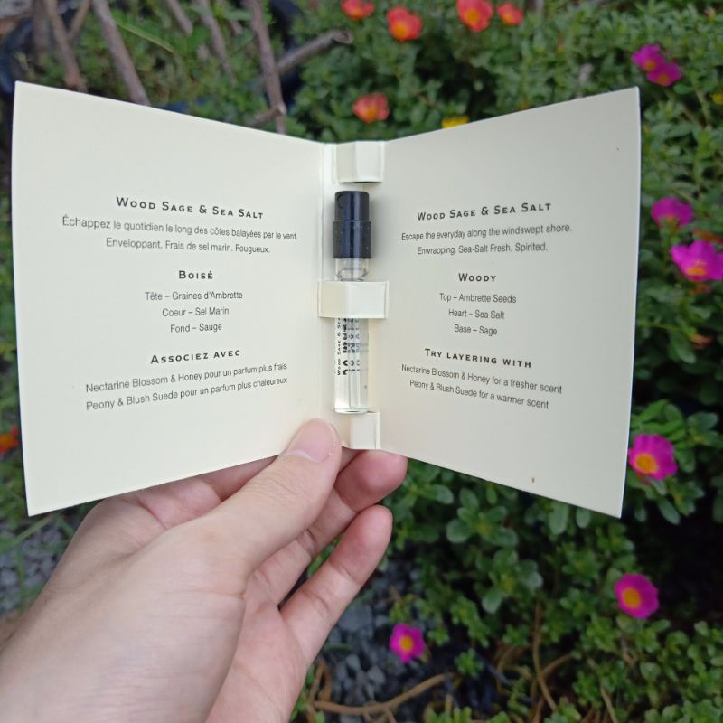 Vial nước hoa Jo Malone Wood Sage and Sea Salt 1,5ml