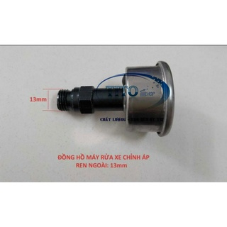 Đồng hồ đo áp lực nước máy xịt rửa cao áp - Phụ kiện máy rửa xe (chuyên dụng cho dòng máy ZUKUI và OSAKA )