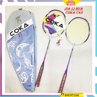 BỘ 2 VỢT CẦU LÔNG COKA C45