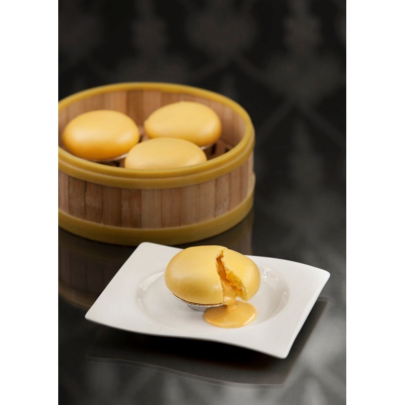 Bánh bao kim sa trứng muối Chipmart nhân phô mai tan chảy hộp 6 chiếc  ăn sáng và chiều