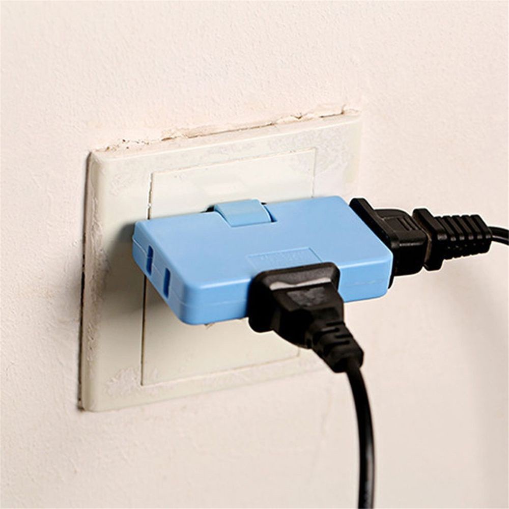 Dụng cụ chuyển đổi ổ cắm điện 3 đầu ra tùy chọn màu sắc