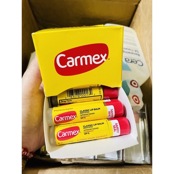 [ Carmex ] - Son dưỡng môi chống khô nứt nẻ các loại