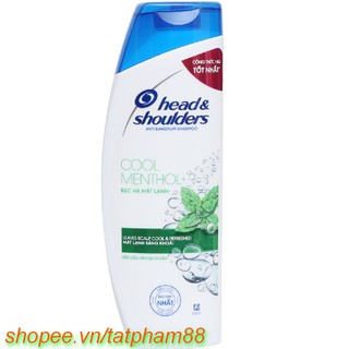 Dầu Gội Đầu 350ml Head & Shoulders Bạc Hà Mát Lạnh Chính Hãng.