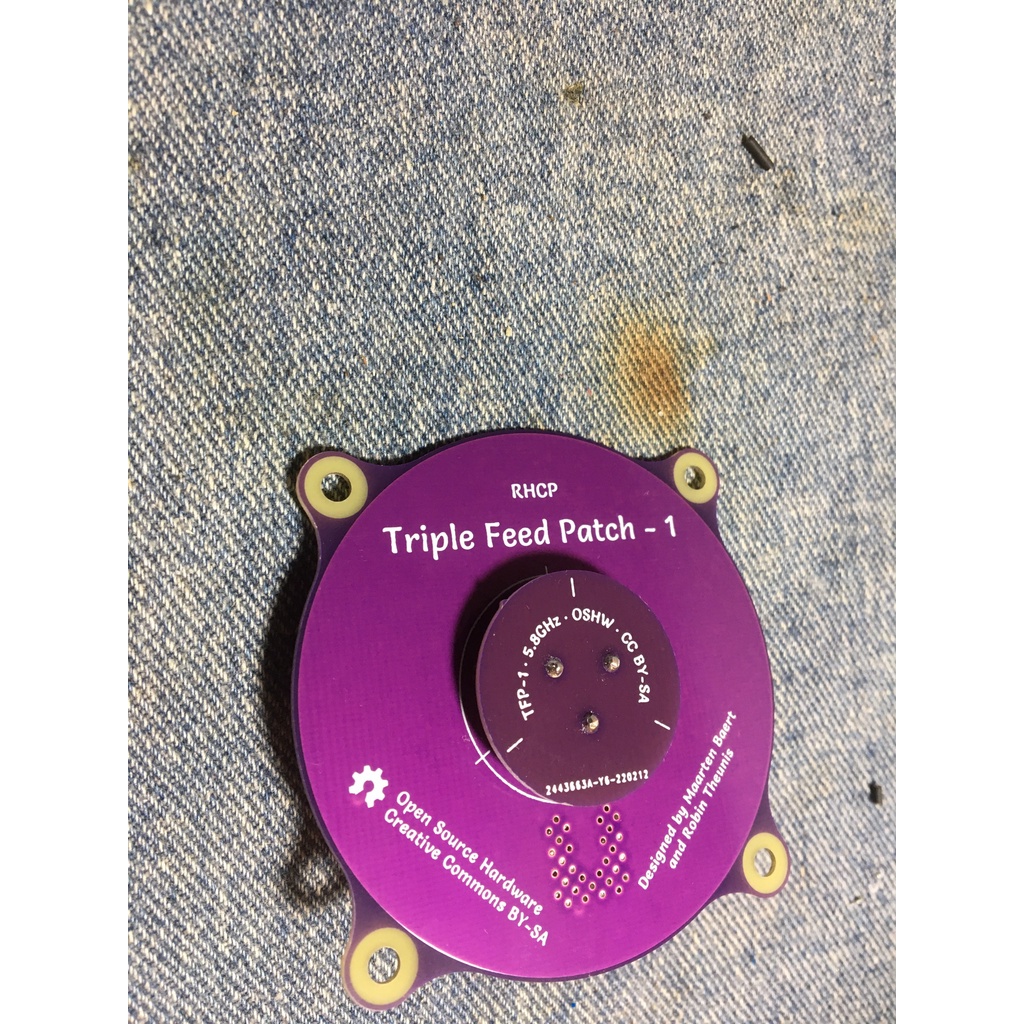 ANTEN PATCH 64mm dùng để thu hình FPV