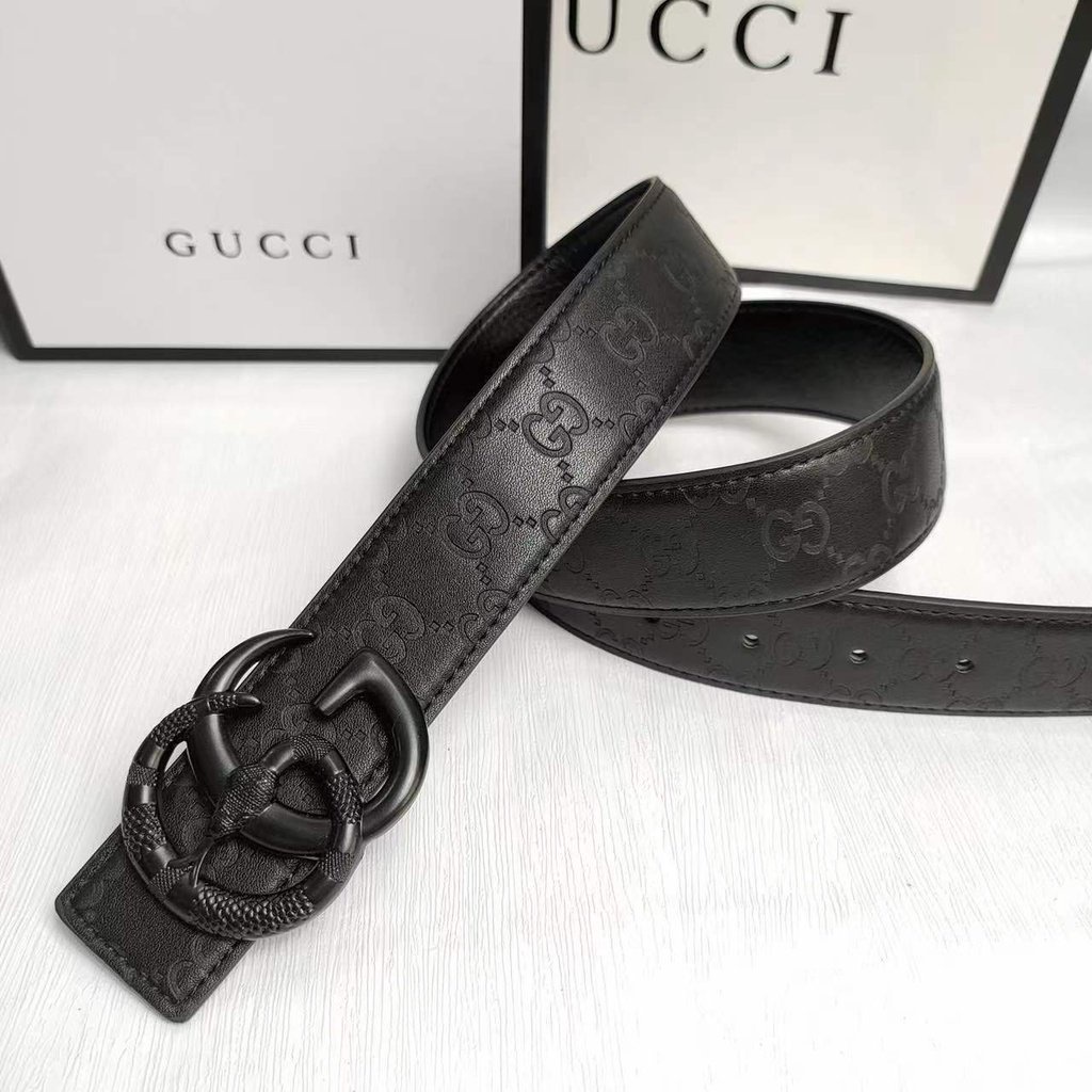 Ezir Thắt Lưng Da Hai Khóa Họa Tiết gucci Thời Trang Công Sở Cho Nam