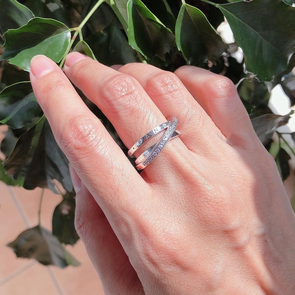 Nhẫn Mạ Bạc 925 Thiết Kế Độc Đáo 199057C01