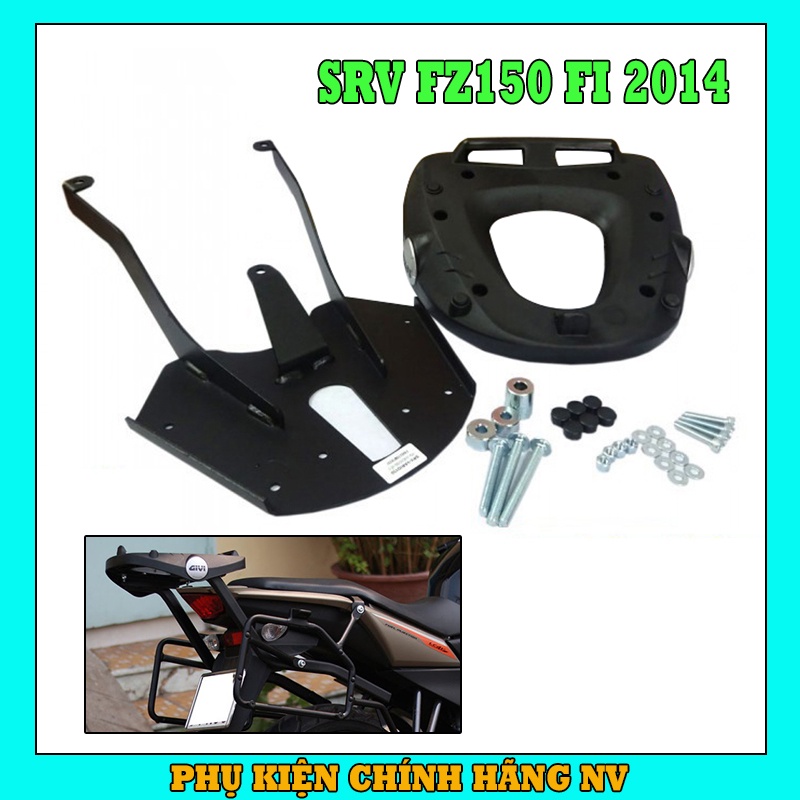 Baga sau Givi SRV FZ150 FI 2014 chịu lực cao gắn được thùng sau Givi chính hãng