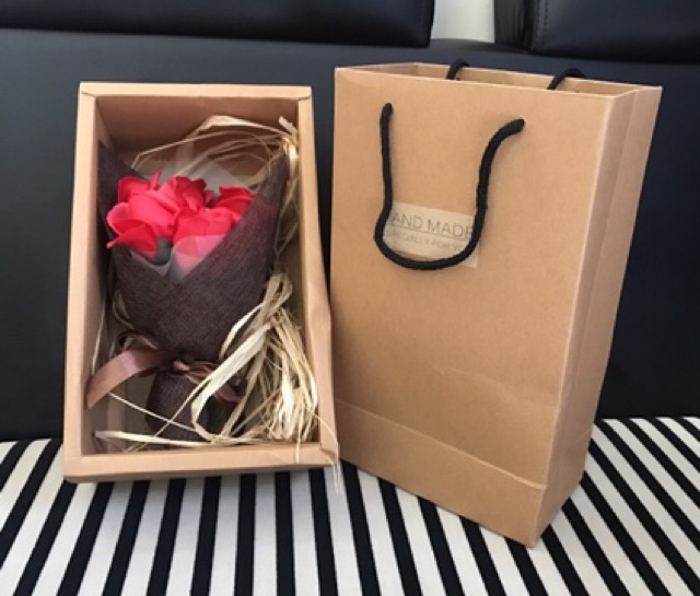 💐Hoa Hồng Sáp 7 Bông Full Box