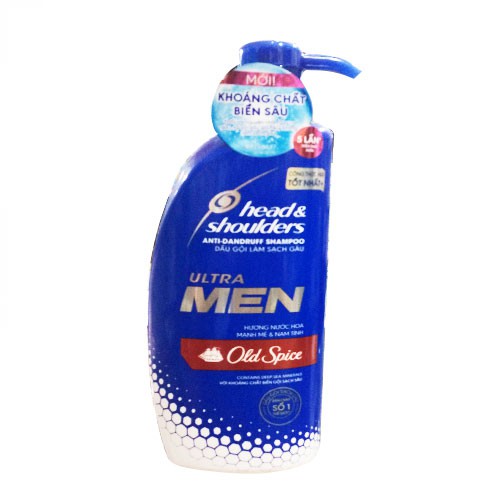 Dầu gội trị gàu hương nước hoa Head&Shoulder Ultra Men Old Spice 650ml