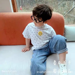 [A161] Áo phông mặt cười sz 100-140