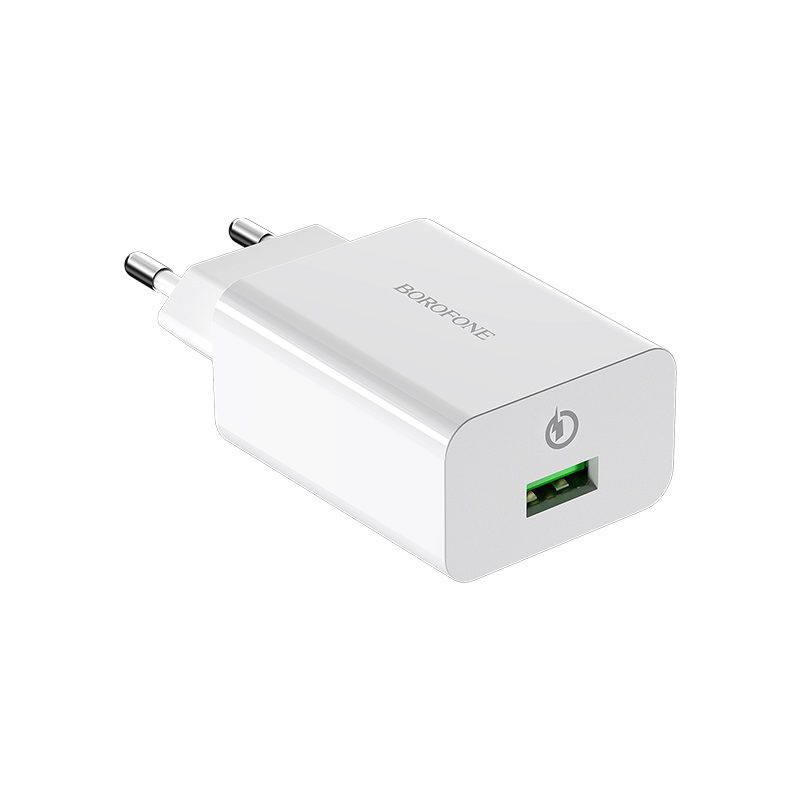 Cóc sạc nhanh 18W Borofone A21A - Công nghệ Quick Charger phổ biến nhất thế giới - Cam kết chính hãng