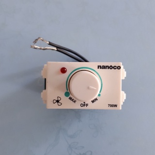 Hạt công tắc dimmer điều chỉnh tốc độ quạt 700W NDF 603W Nanoco dùng cho mặt Wide Panasonic, không dùng cho công cụ khác