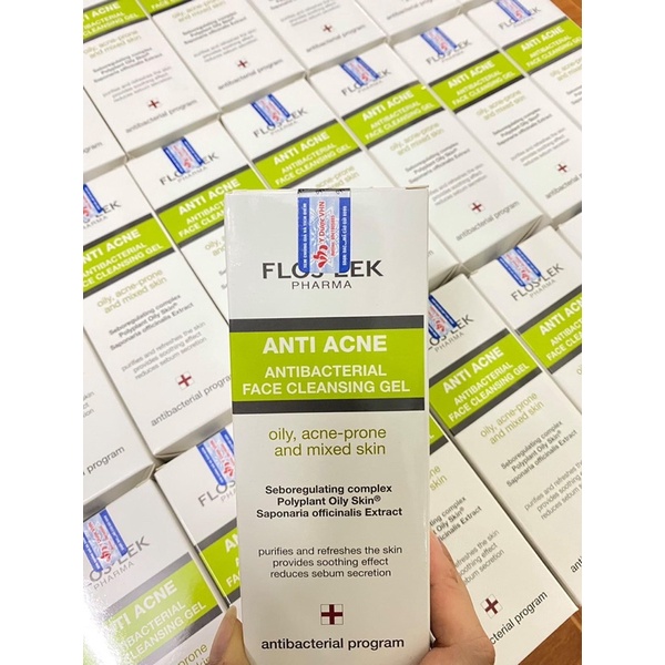 Sữa Rửa Mặt Floslek dạng Gel giảm nhờn mụn Anti- Ance 125ml 200ml (sẵn- chính nghạch) | BigBuy360 - bigbuy360.vn