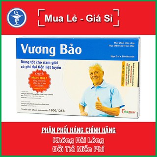 Viên Uống VƯƠNG BẢO - Hỗ Trợ Tiền Liệt Tuyến 20 Viên - Yespharmacy
