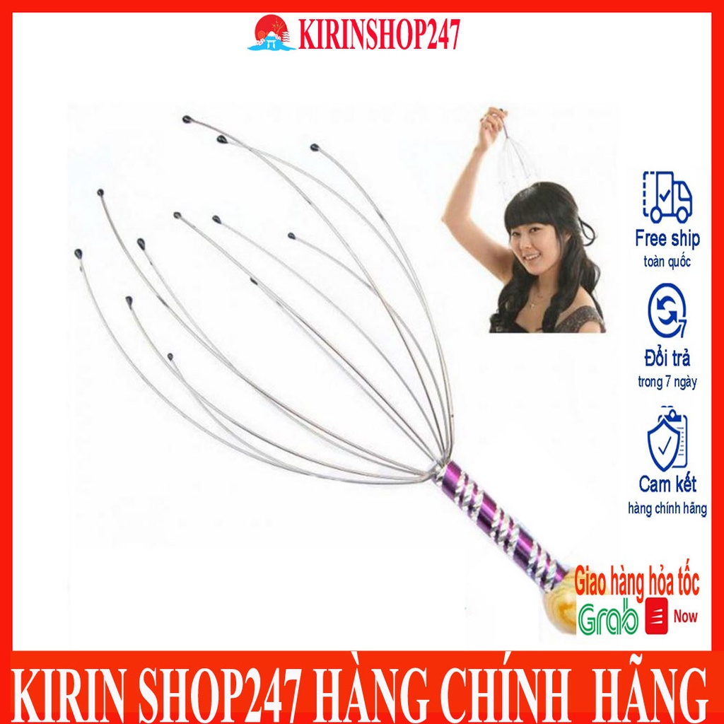 Dụng cụ massage đầu giúp loại bỏ căng cơ và mệt mỏi.