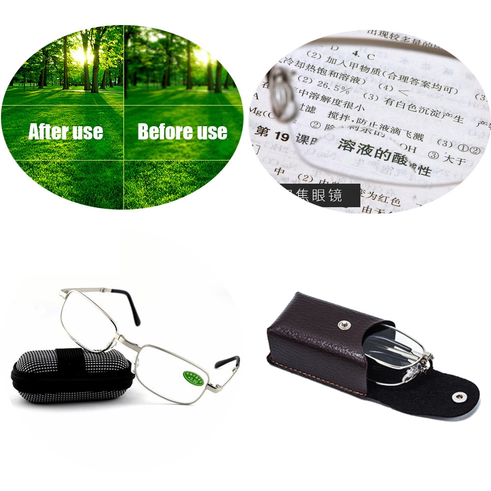 Kính đọc sách gấp gọn được kèm hộp đựng