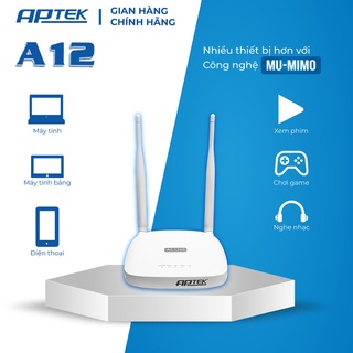 Aptek a12- ac1200 wireless router, hỗ trợ công nghệ mu-mimo