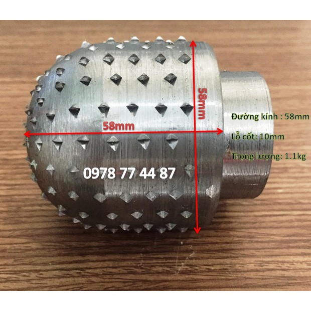 Quả chùy nạo dừa loại lớn cốt 10mm